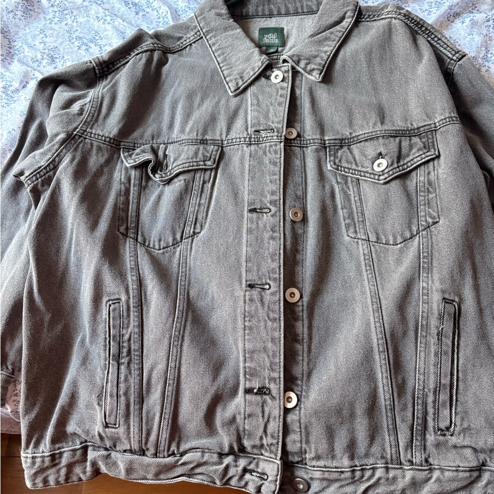 Gray Denim Jacket